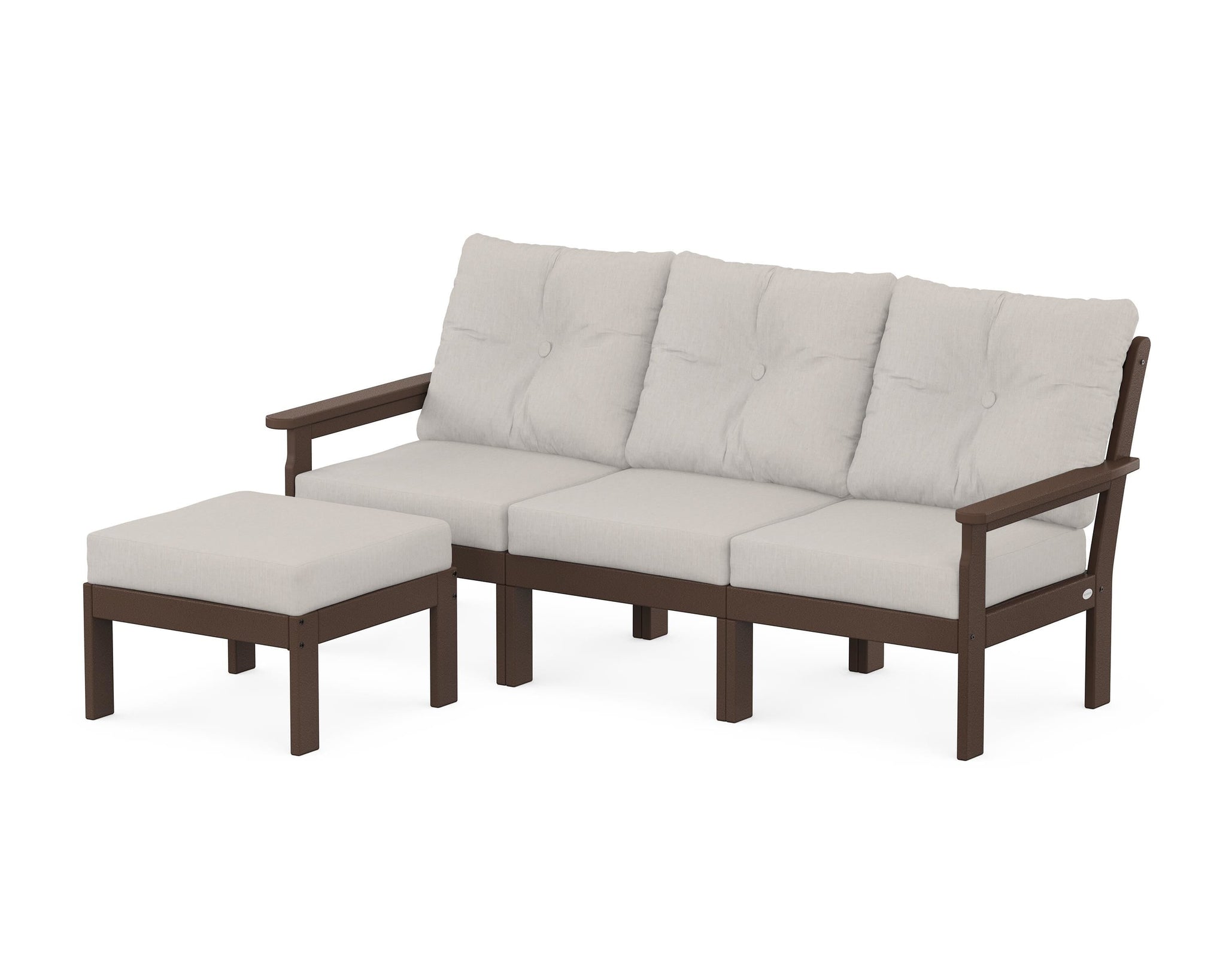 Vineyard 4-Piece Sectional with Ottoman