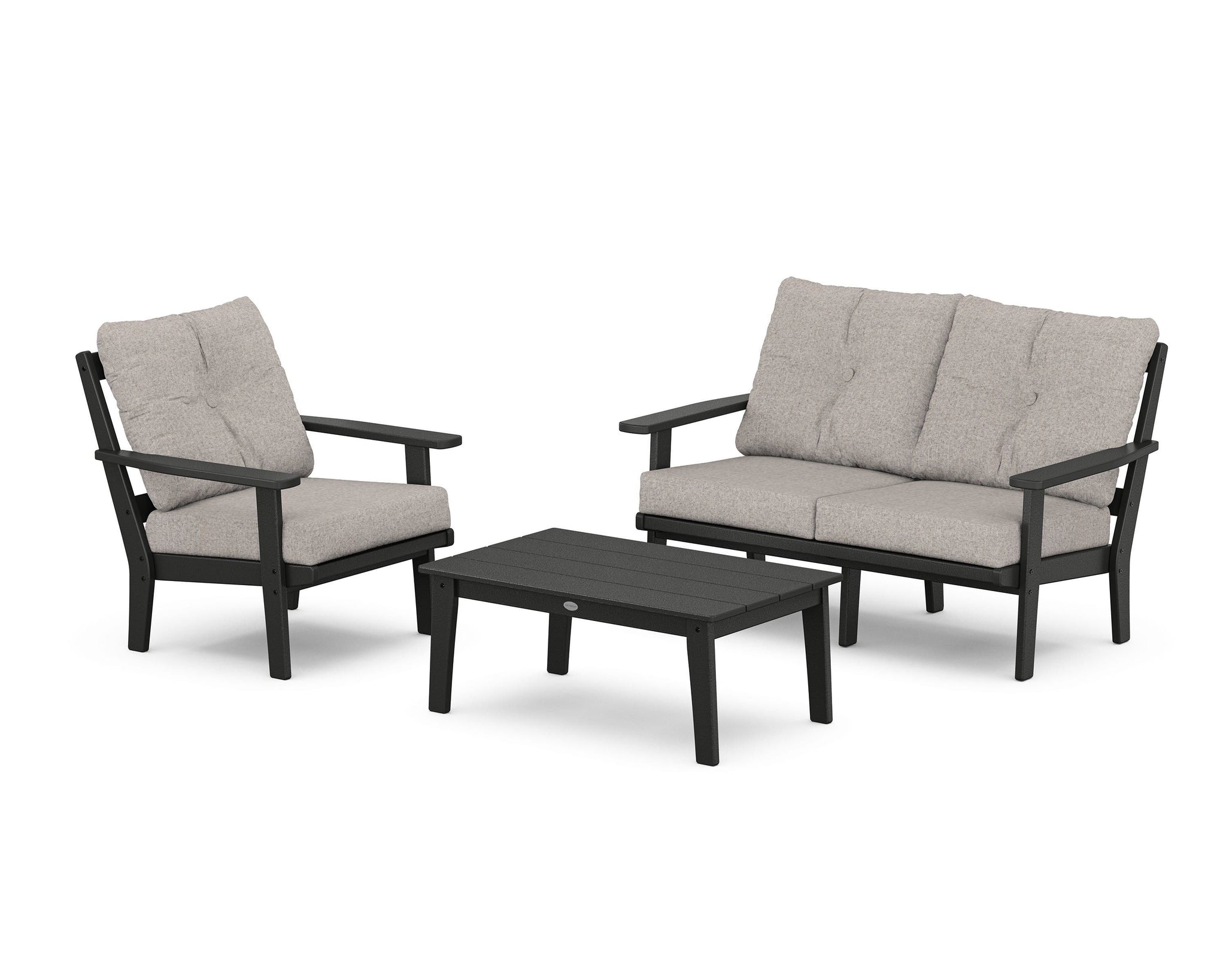 Prairie 3-Piece Deep Seating Set with Loveseat