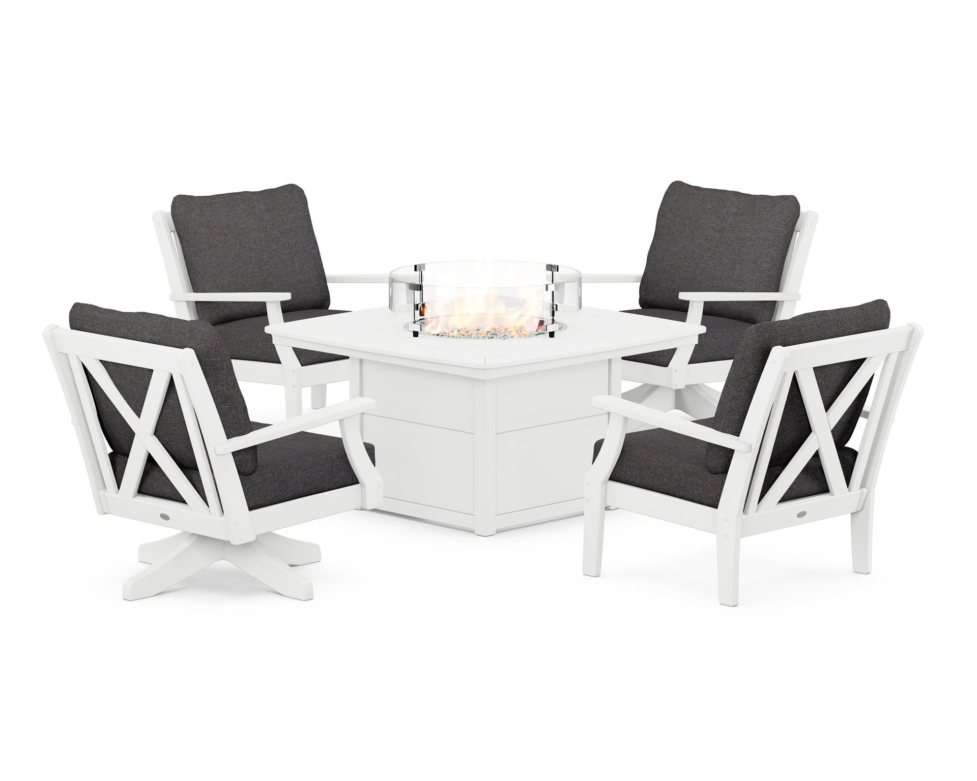 Braxton 5-Piece Deep Seating Set with Fire Table