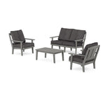 Mission 4-Piece Deep Seating Set with Loveseat