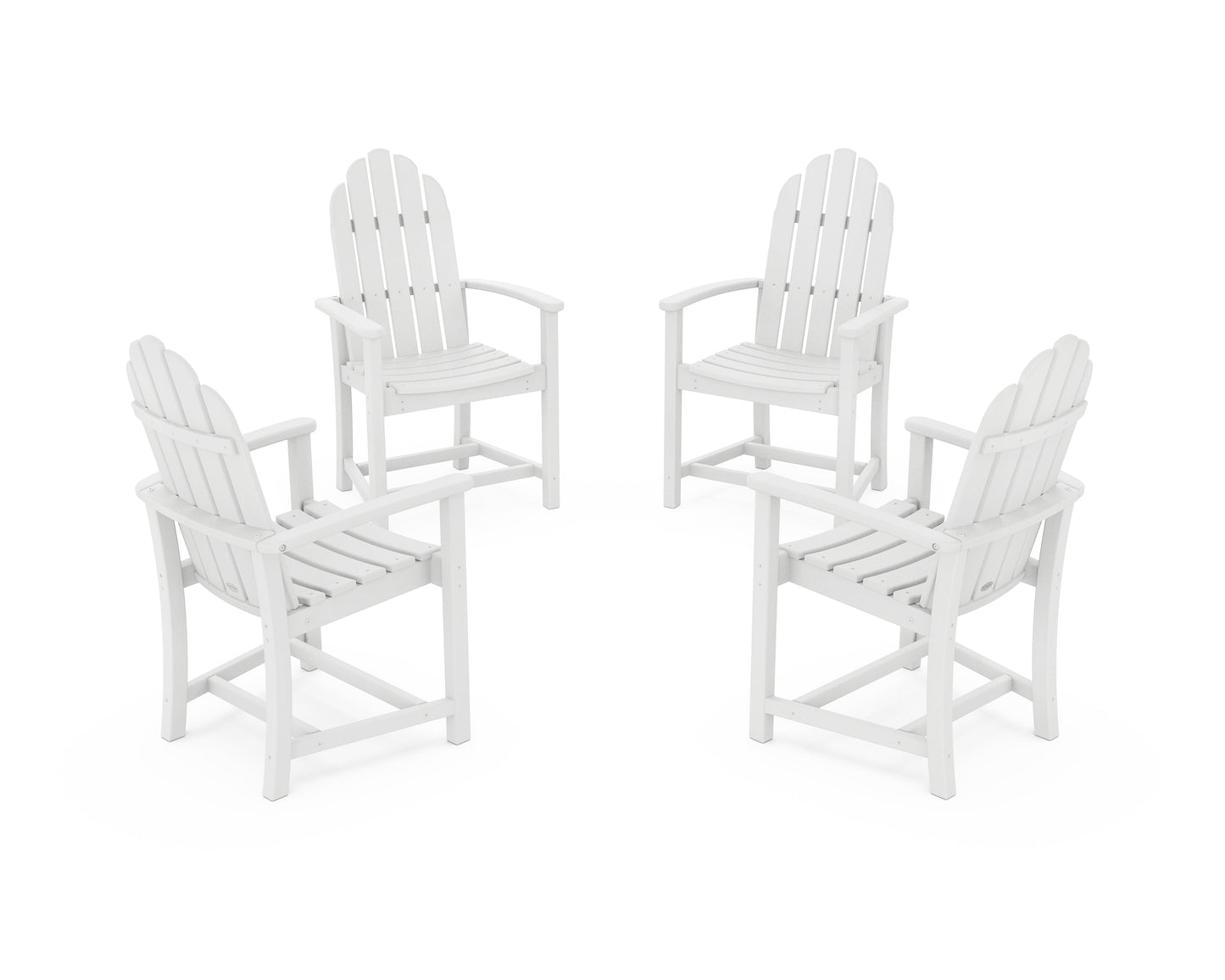 Classic 4-Piece Upright Adirondack Conversation Set