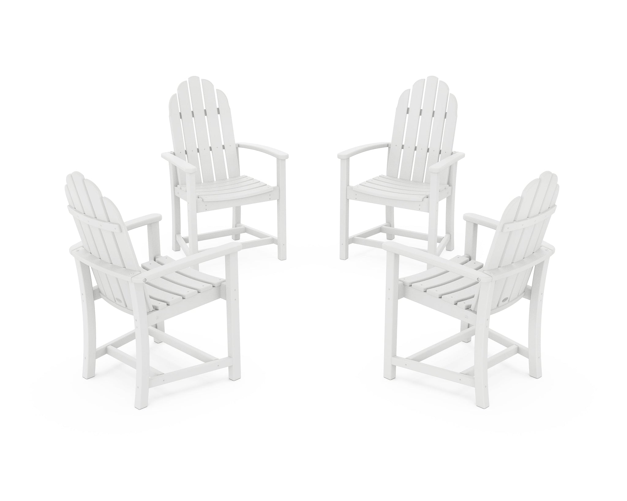 Classic 4-Piece Upright Adirondack Conversation Set
