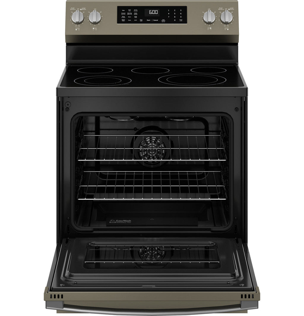 GE® ENERGY STAR® 30" Free-Standing Electric Convection Range with No Preheat Air Fry and EasyWash™ Oven Tray
