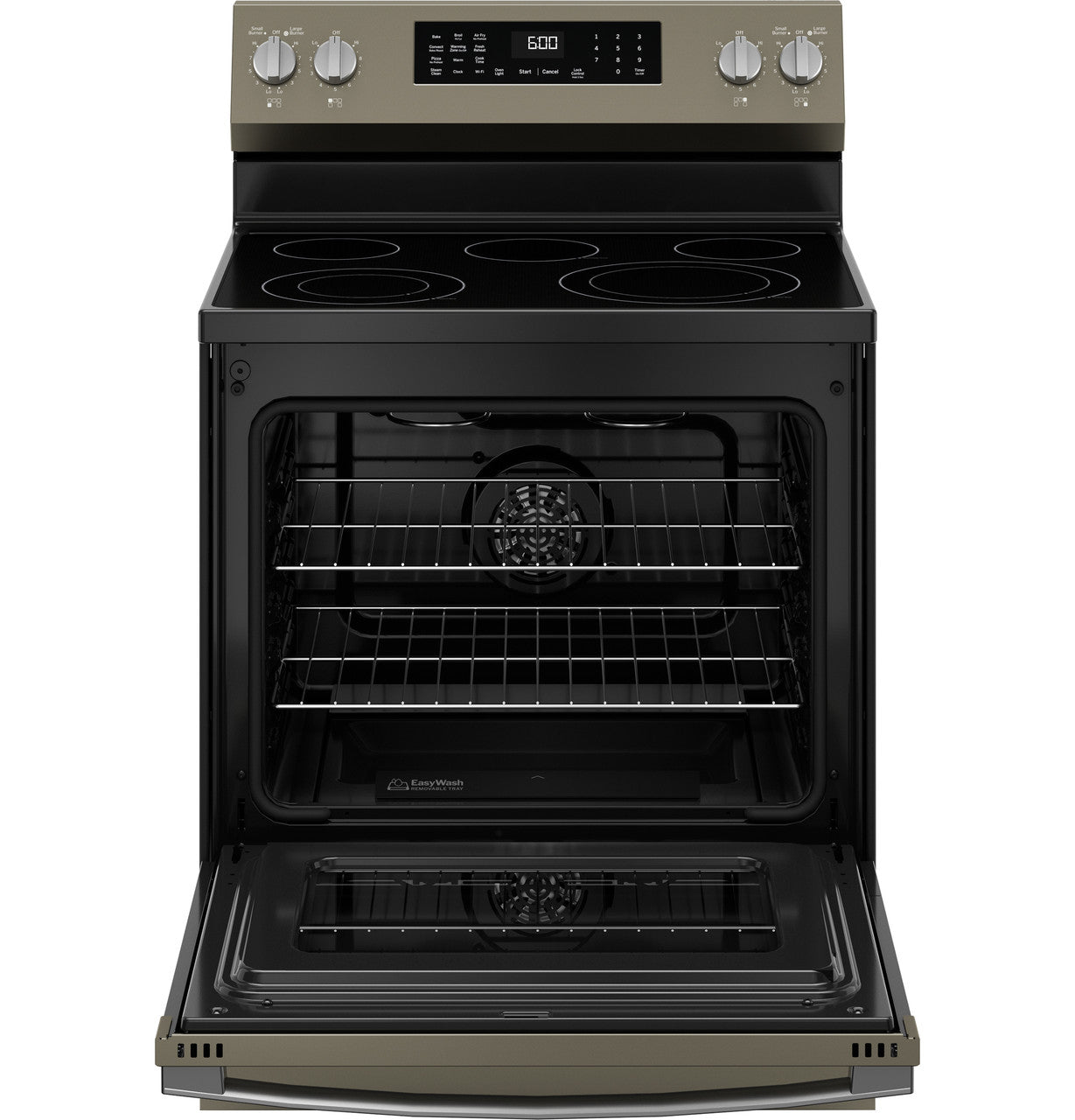 GE® ENERGY STAR® 30" Free-Standing Electric Convection Range with No Preheat Air Fry and EasyWash™ Oven Tray