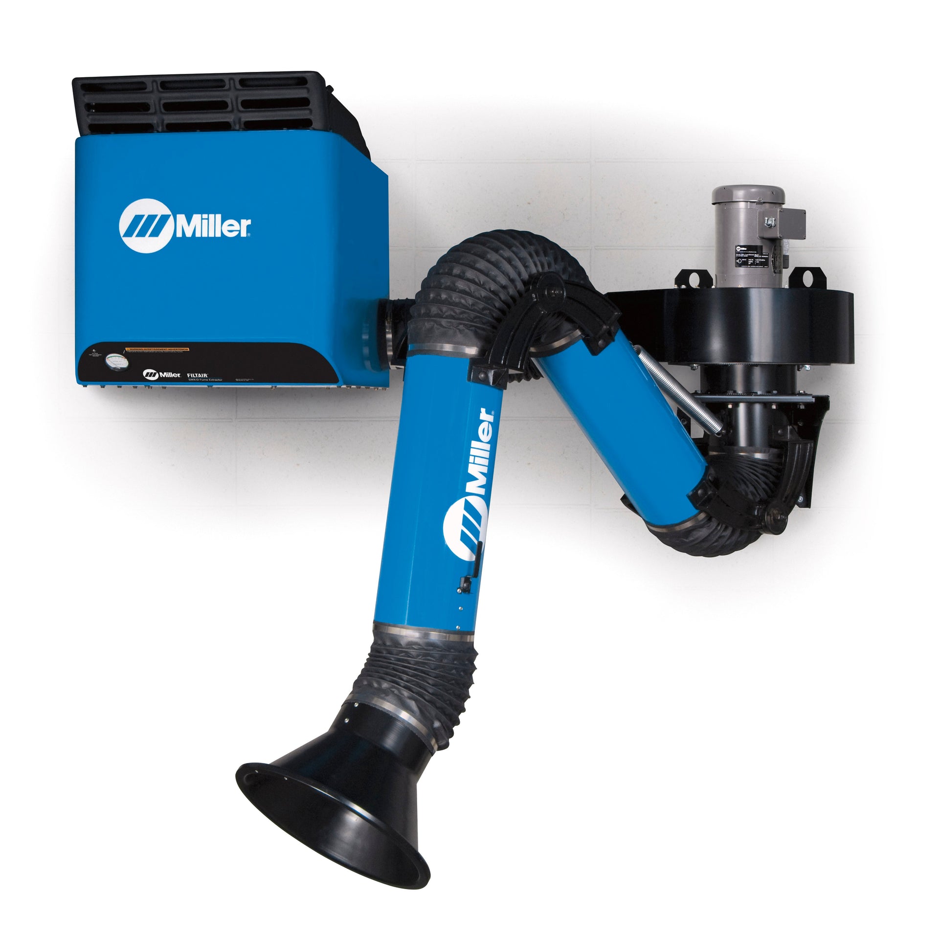 Miller Filtair SWX-D Single Arm Fume Extractor W/ 7' Standard Extraction Arm - 951513