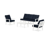 Oxford 4-Piece Deep Seating Set with Sofa