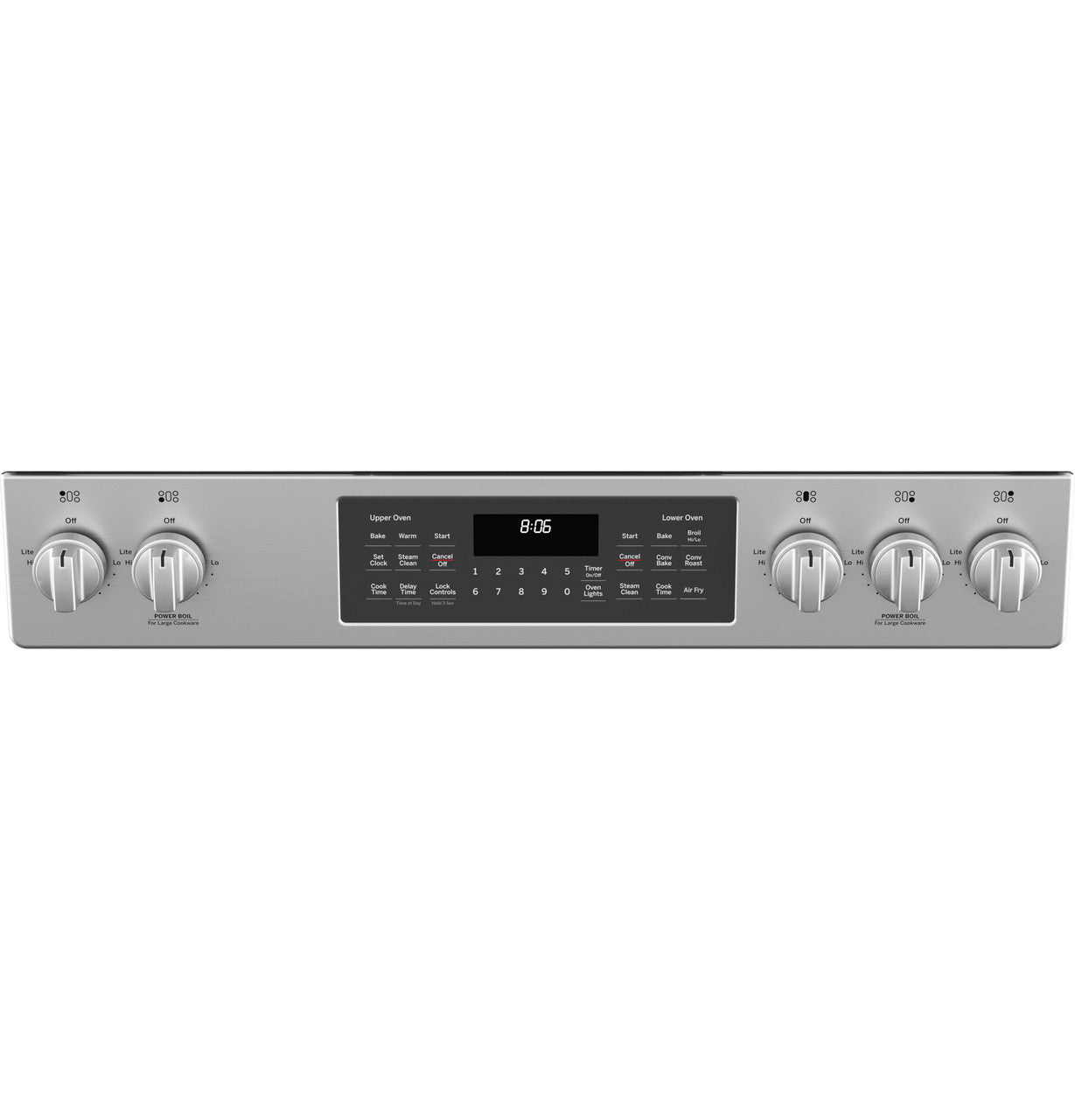 GE 30" Slide-In Front Control Gas Double Oven Range