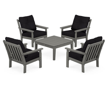 Vineyard 5-Piece Deep Seating Conversation Set