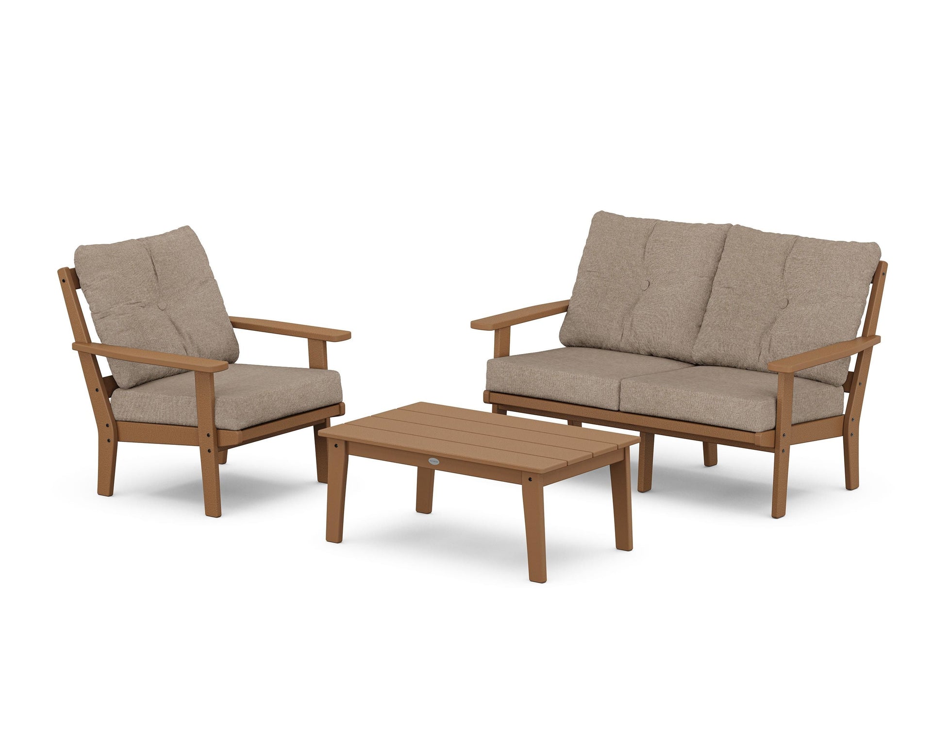 Oxford 3-Piece Deep Seating Set with Loveseat