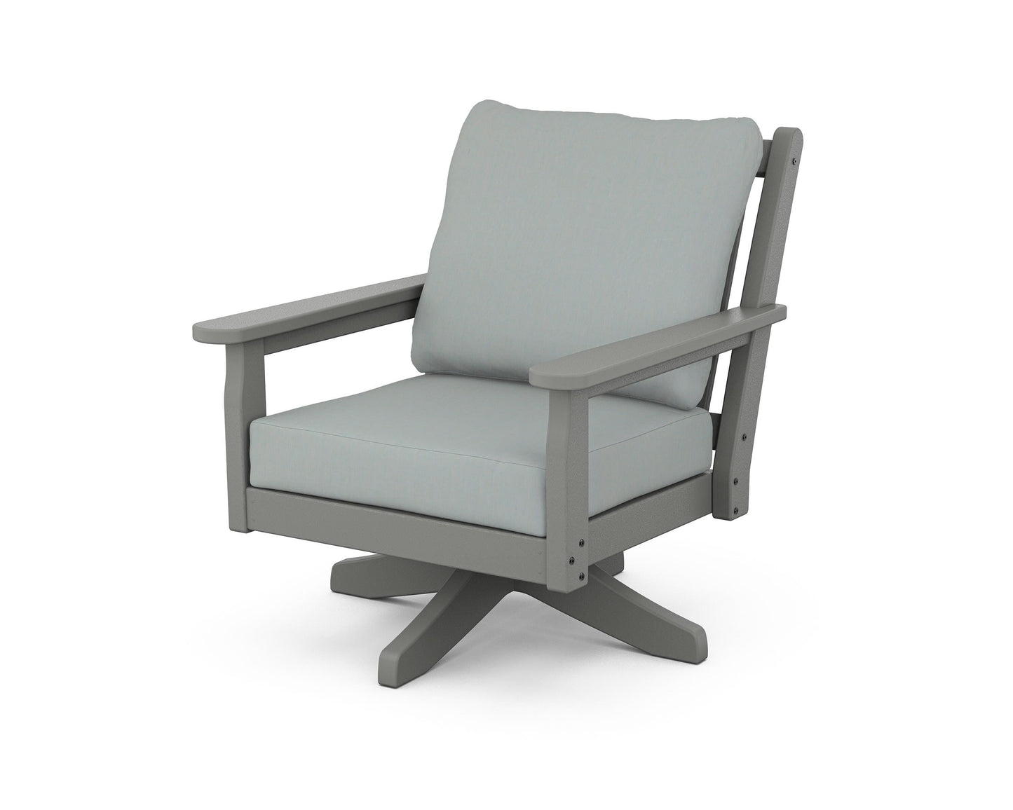 Chippendale Deep Seating Swivel Chair