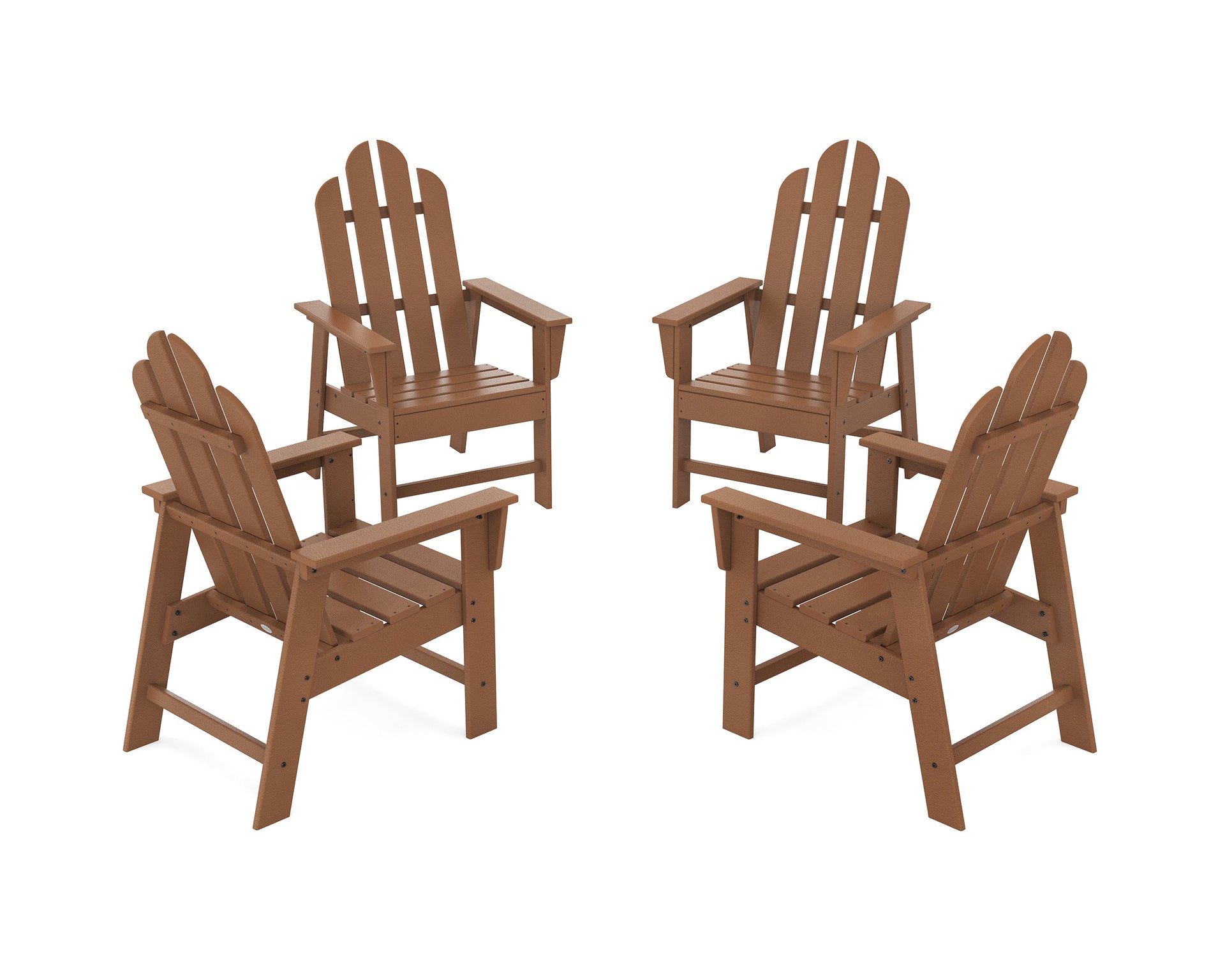 Long Island 4-Piece Upright Adirondack Conversation Set