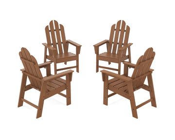 Long Island 4-Piece Upright Adirondack Conversation Set