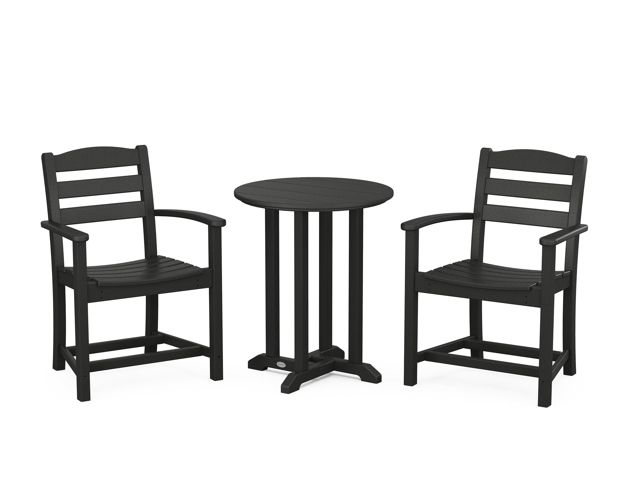 La Casa Café 3-Piece Round Bistro Dining Set