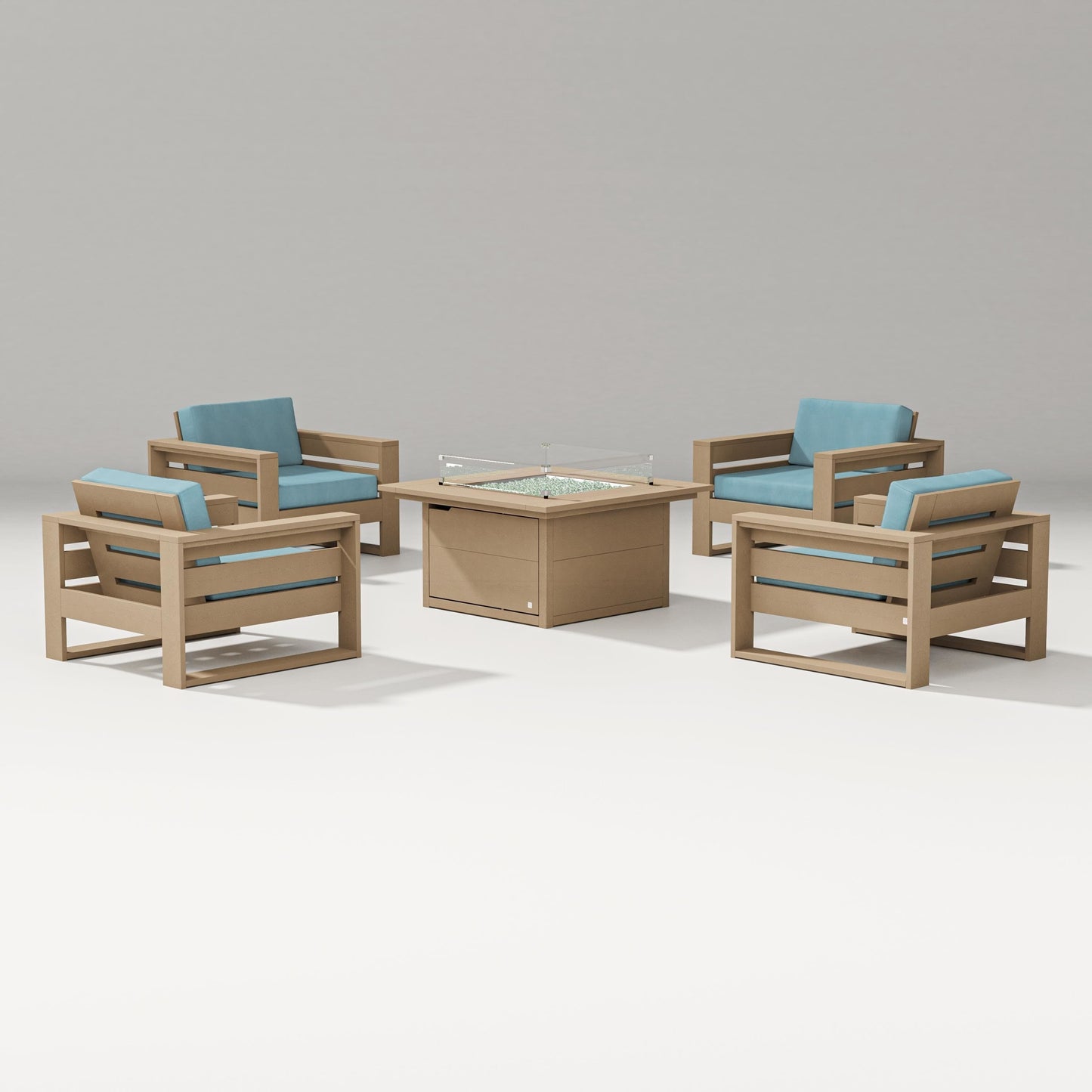 Latitude 5-Piece Lounge Fire Table Set