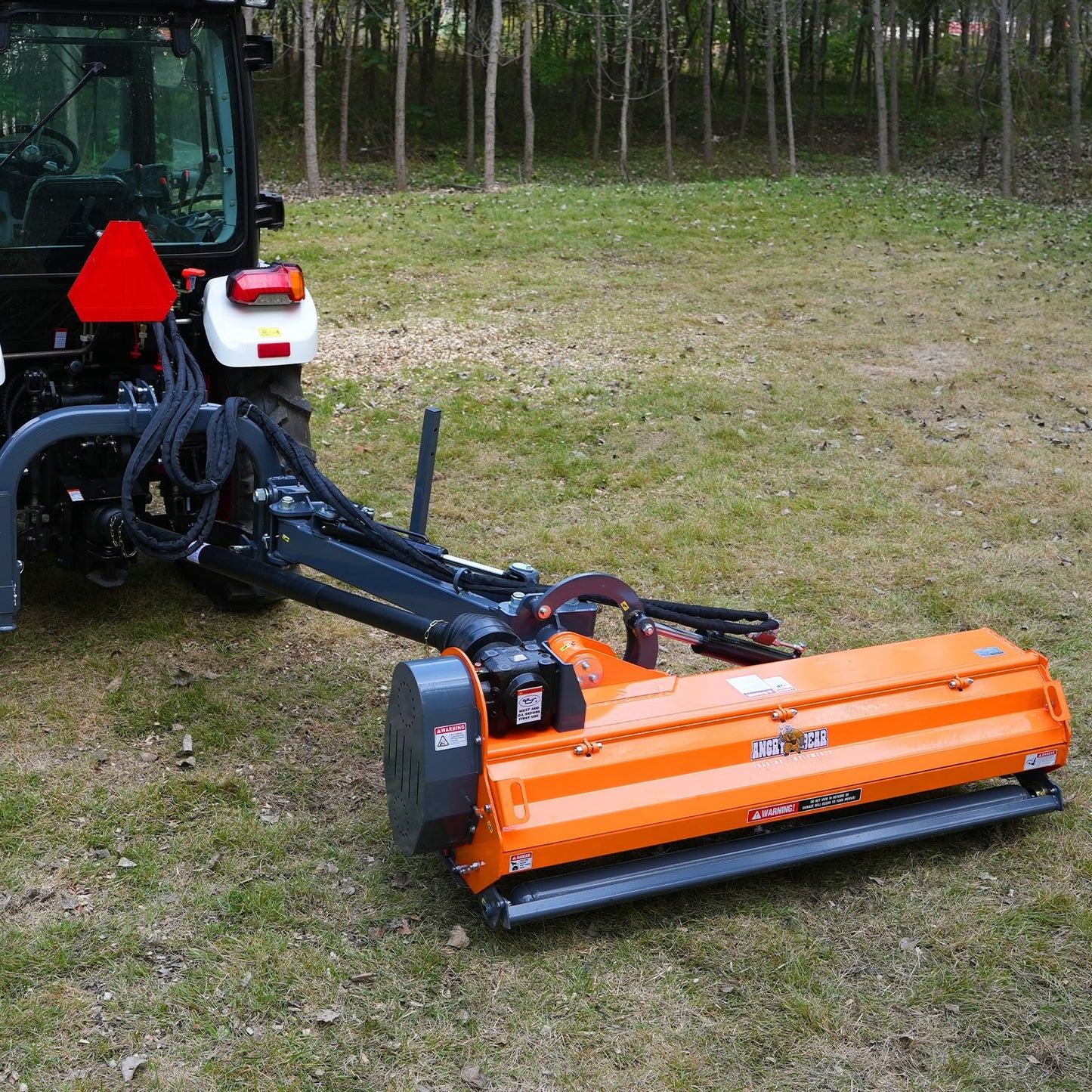 MechMaxx VAM72 Flail Mower 72" Heavy Duty Offset Ditch Bank 90° Tilt 70-100 HP Tractor 3-Point Hitch PTO Driven New