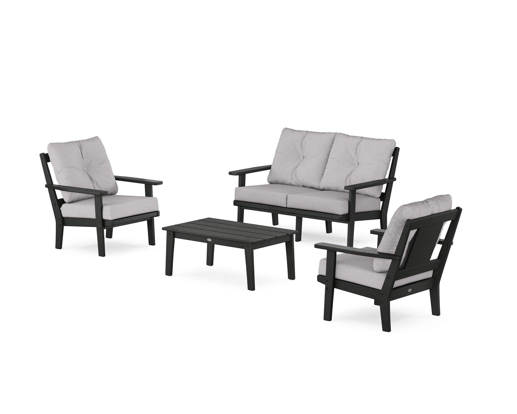Prairie 4-Piece Deep Seating Set with Loveseat