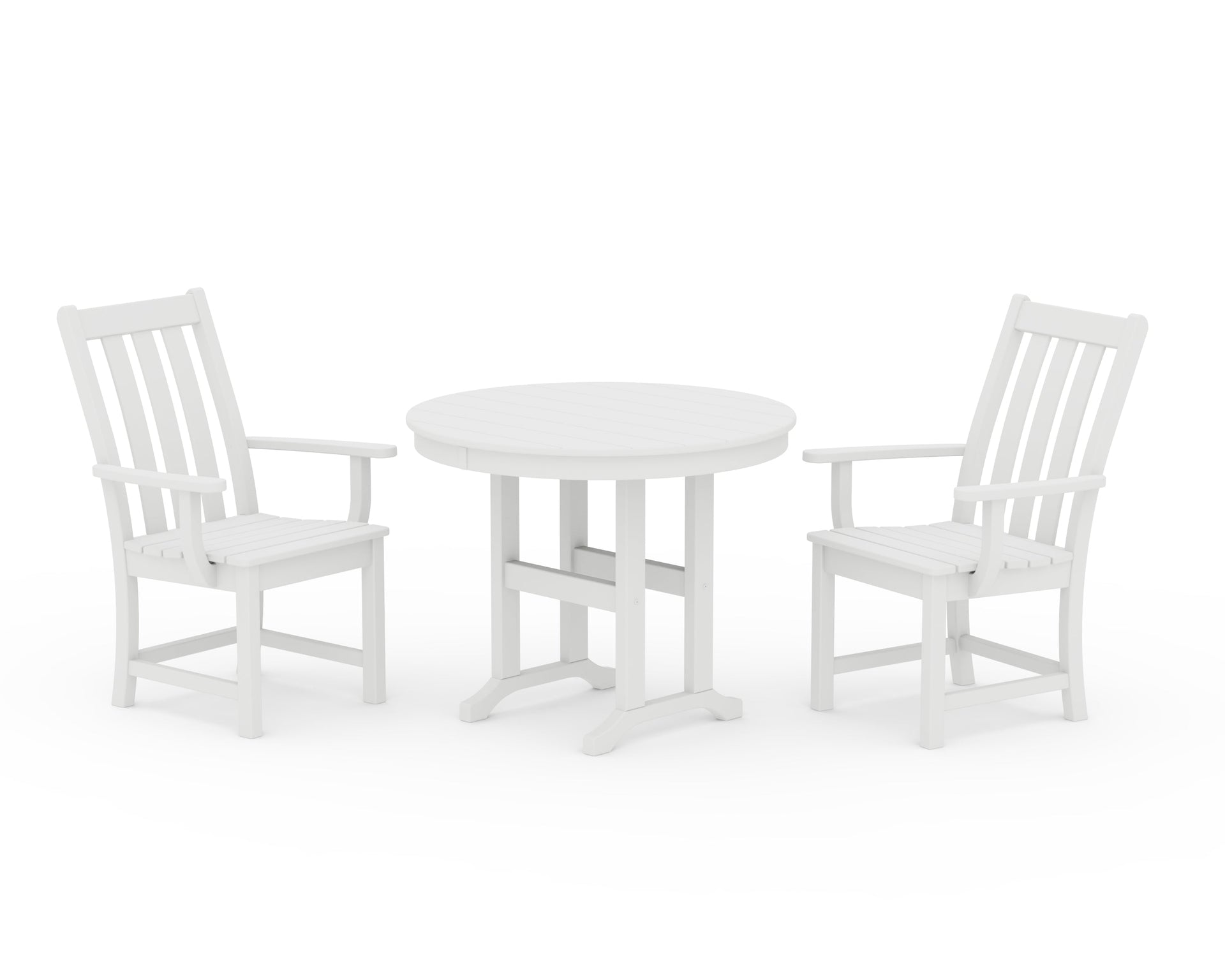 Vineyard 3-Piece Round Dining Set