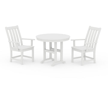 Vineyard 3-Piece Round Dining Set