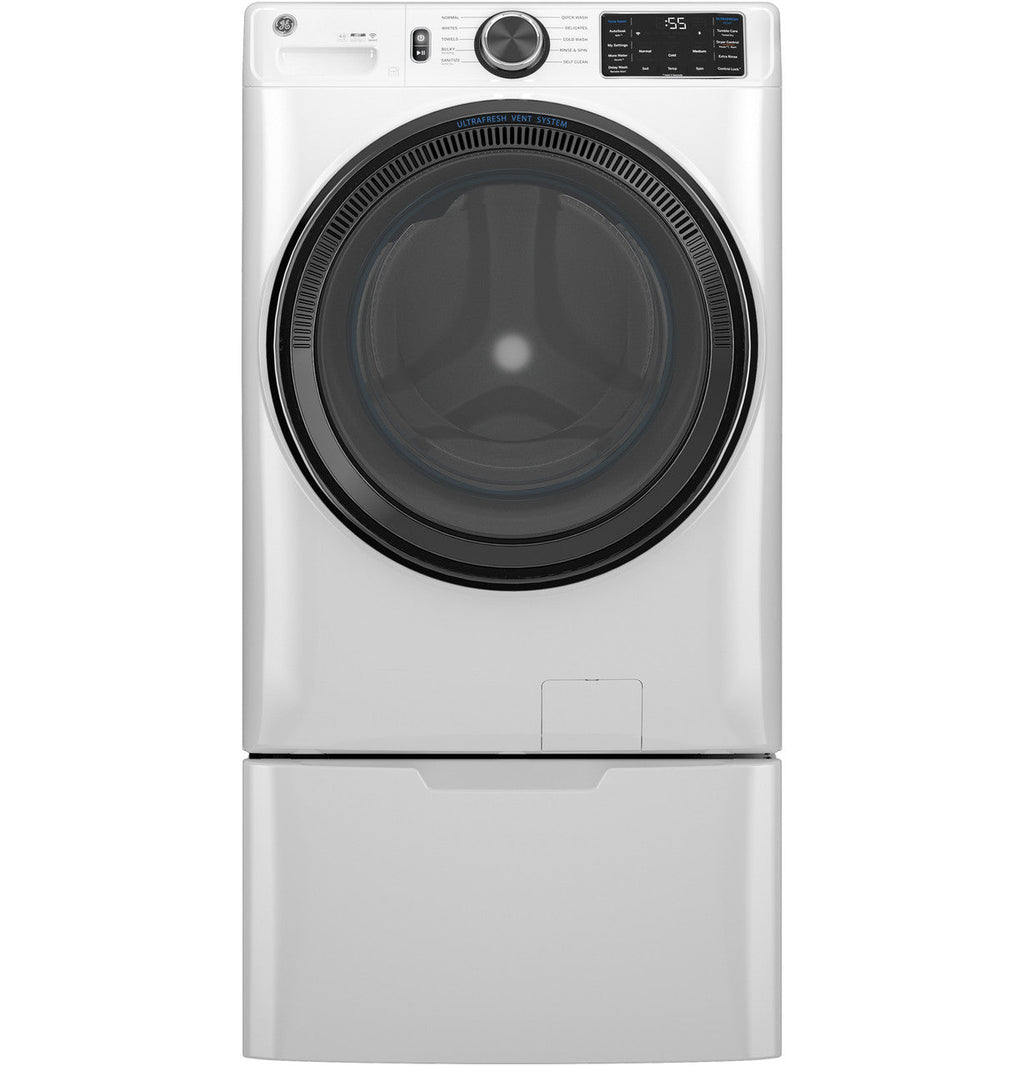 GE GE® 4.6 cu. ft. Capacity Smart Front Load ENERGY STAR® Washer with UltraFresh Vent System with OdorBlock™ and Sanitize w/Oxi