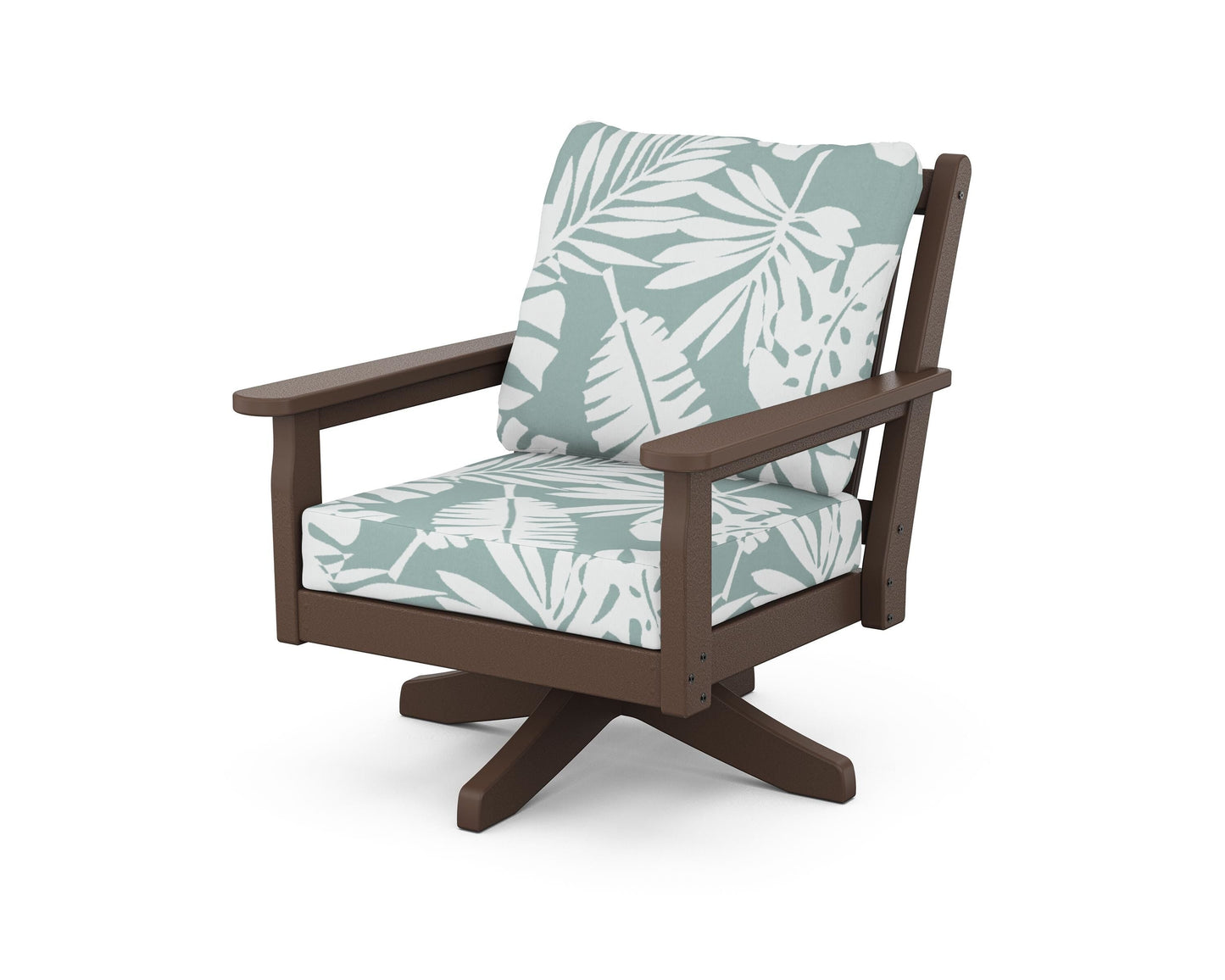 Chippendale Deep Seating Swivel Chair