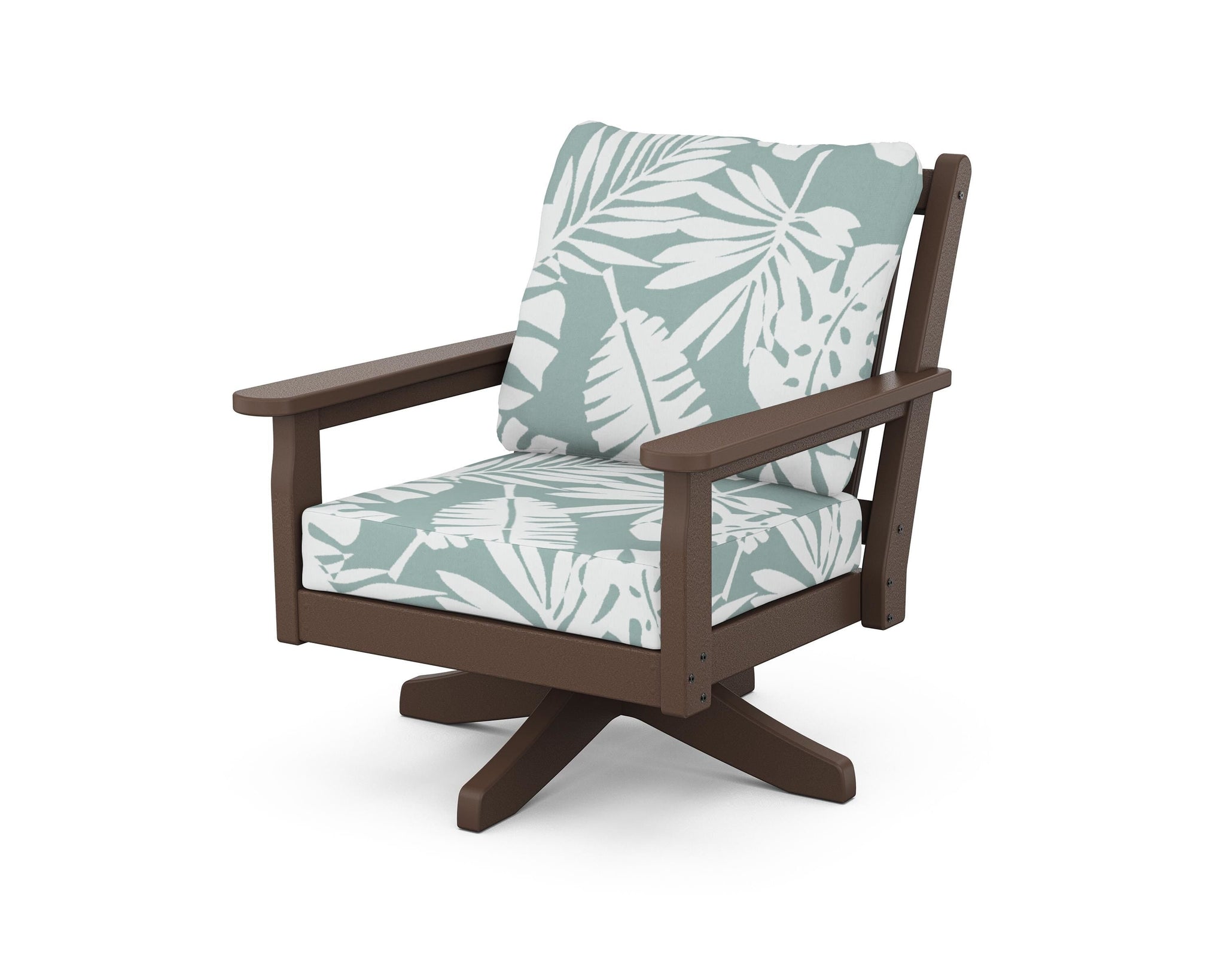 Chippendale Deep Seating Swivel Chair
