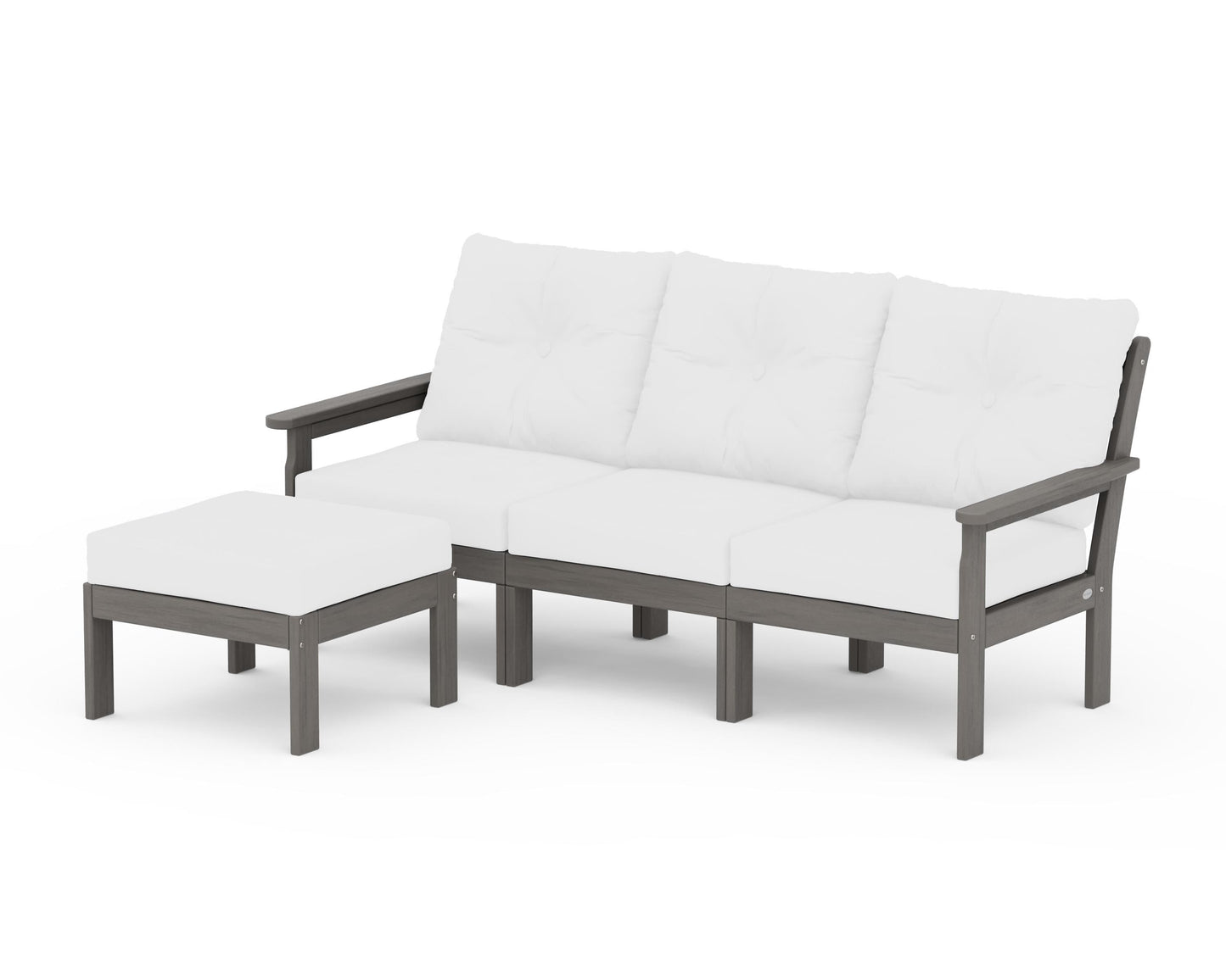 Vineyard 4-Piece Sectional with Ottoman