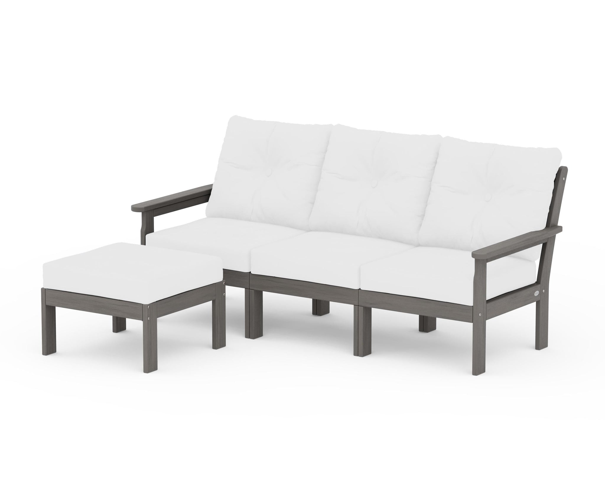 Vineyard 4-Piece Sectional with Ottoman