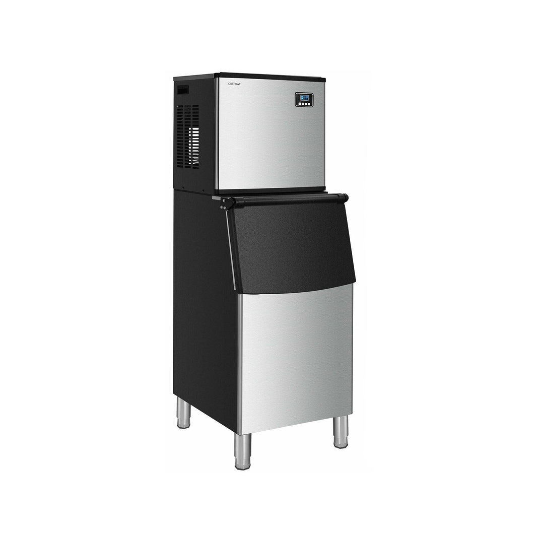 Costway 353 lbs/24H Split Commercial Ice Maker w/ 198 lbs Storage Bin 23560871 New