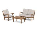 Prairie 3-Piece Deep Seating Set with Loveseat