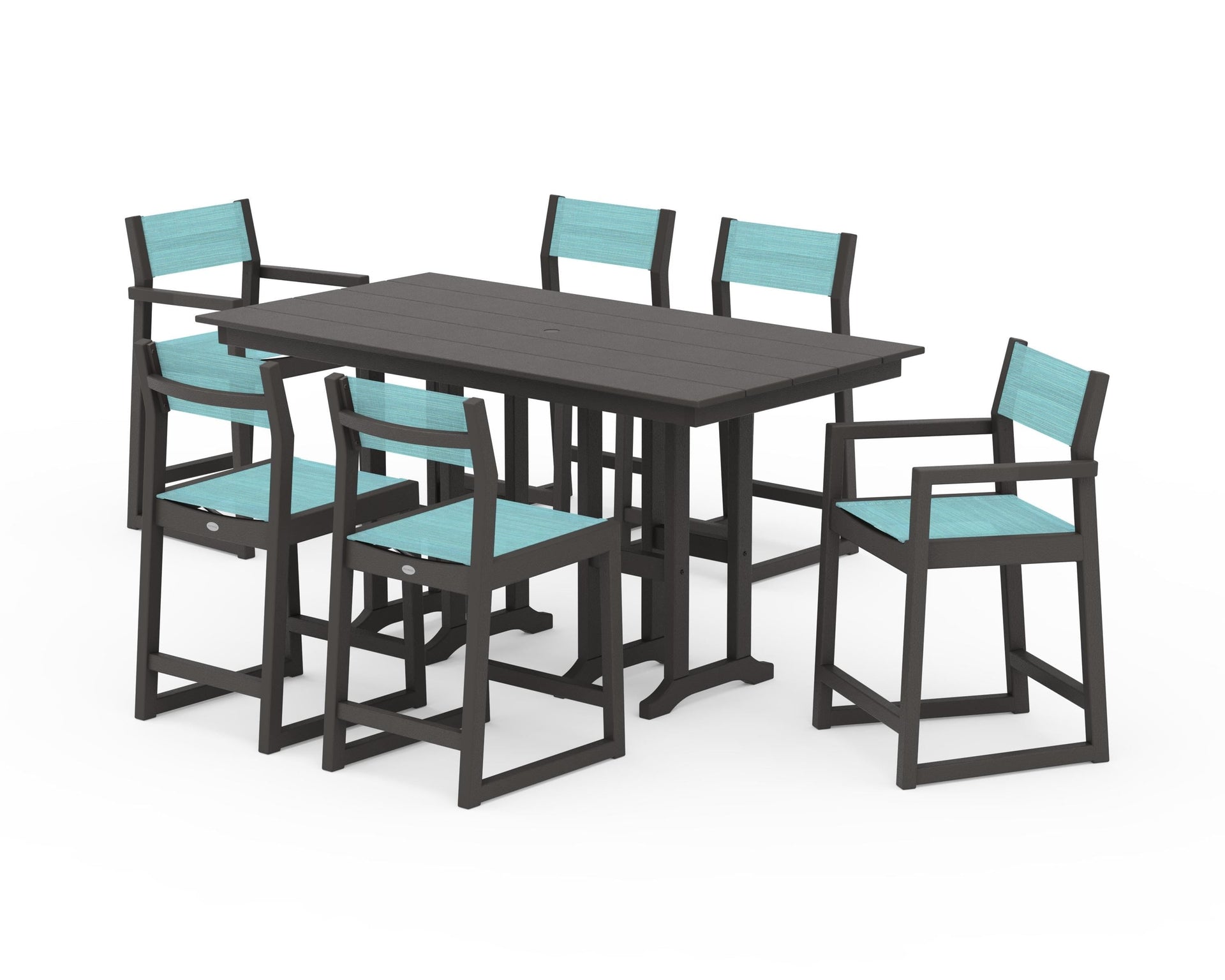 EDGE Sling 7-Piece Farmhouse Counter Set