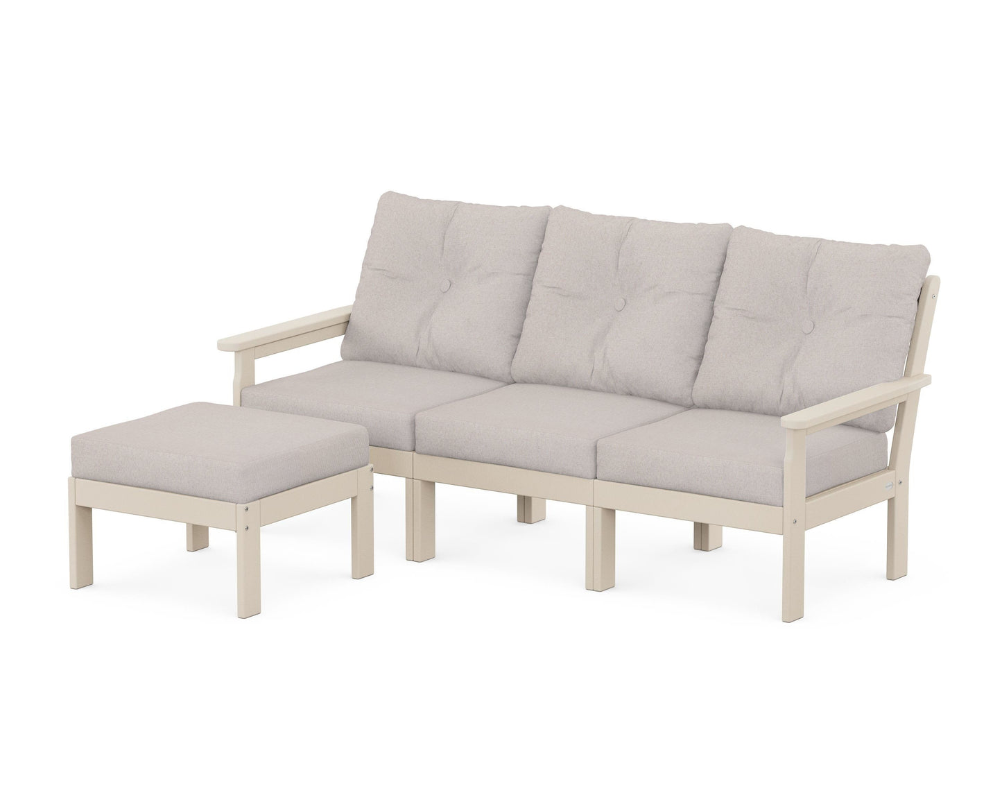 Vineyard 4-Piece Sectional with Ottoman