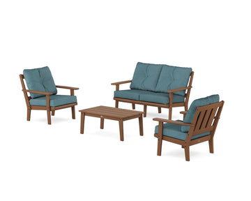 Oxford 4-Piece Deep Seating Set with Loveseat