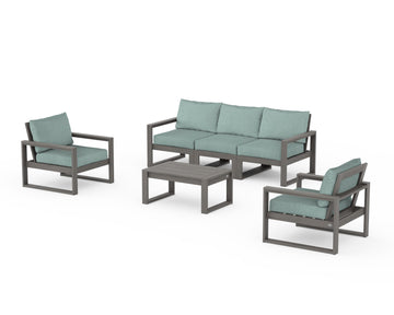 EDGE Sectional 4-Piece Deep Seating Set with Sofa
