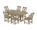 Braxton 7-Piece Farmhouse Dining Set