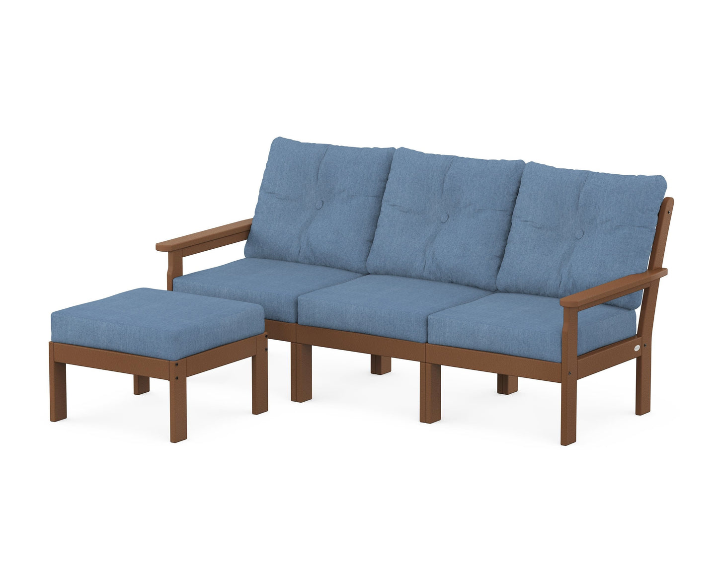 Vineyard 4-Piece Sectional with Ottoman