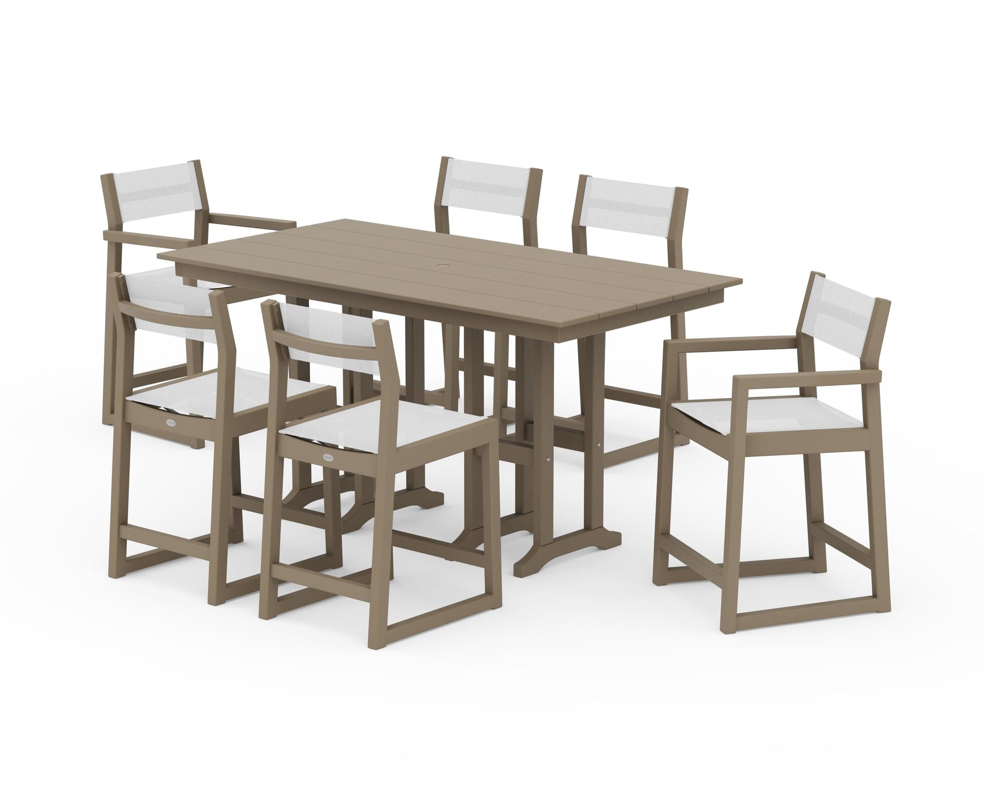 EDGE Sling 7-Piece Farmhouse Counter Set