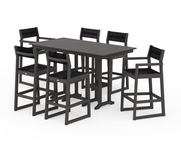 EDGE Sling 7-Piece Farmhouse Bar Set