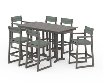 EDGE Sling 7-Piece Farmhouse Bar Set