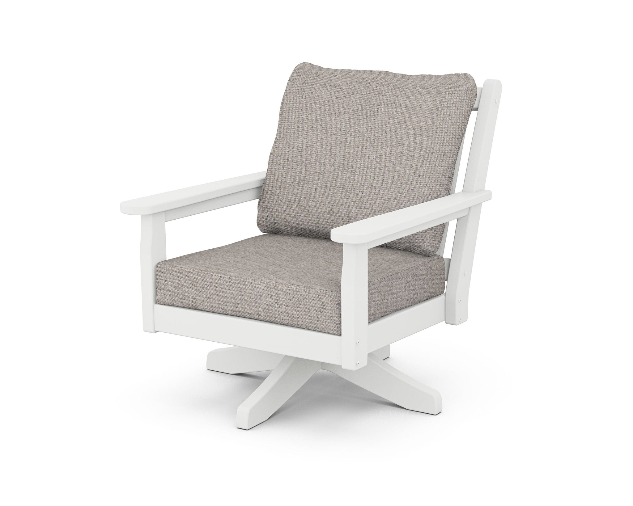 Chippendale Deep Seating Swivel Chair