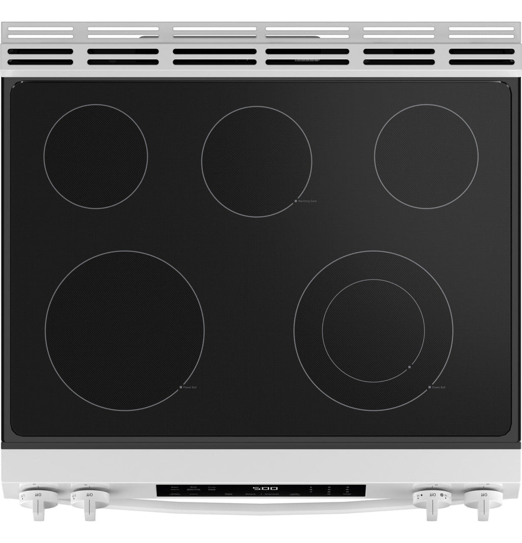 GE® ENERGY STAR® 30" Slide-In Electric Range with Crisp Mode