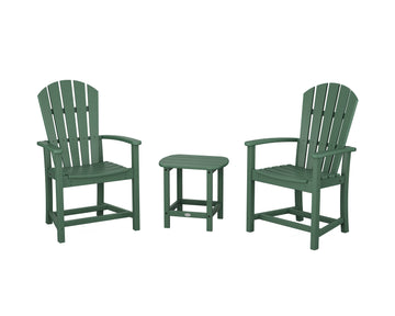 Palm Coast 3-Piece Upright Adirondack Chair Set