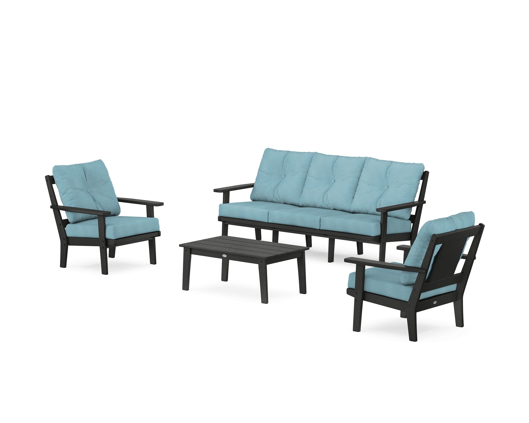 Prairie 4-Piece Deep Seating Set with Sofa