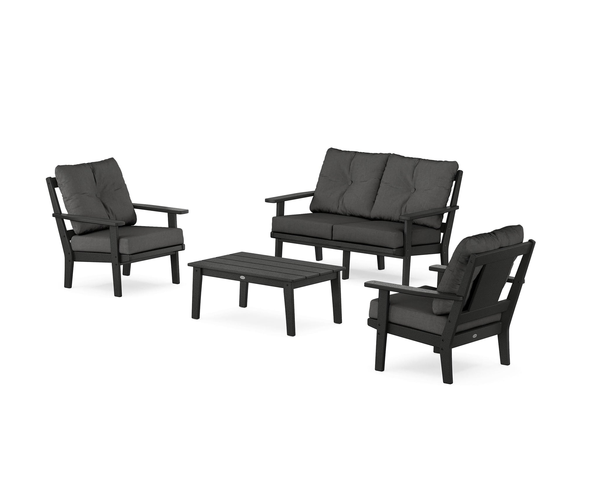 Prairie 4-Piece Deep Seating Set with Loveseat
