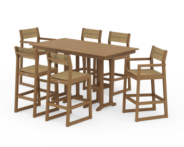 EDGE Sling 7-Piece Farmhouse Bar Set