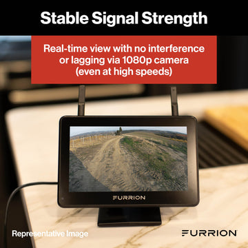 Furrion Vision S+ RV Observation System 5" Monitor Side Cameras Rear Sharkfin Camera New