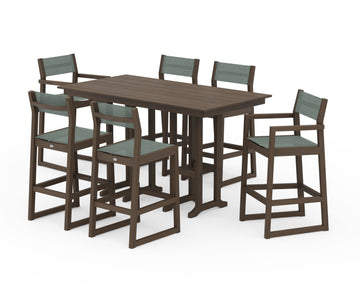 EDGE Sling 7-Piece Farmhouse Bar Set