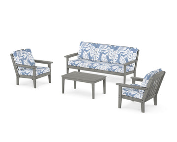 Cottage 4-Piece Deep Seating Set with Sofa