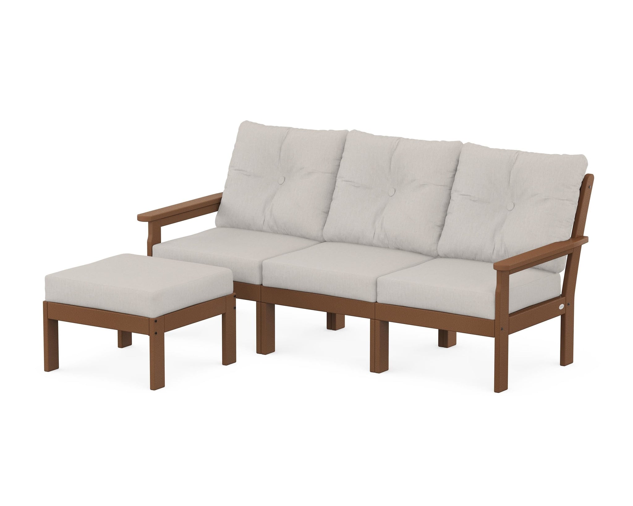 Vineyard 4-Piece Sectional with Ottoman
