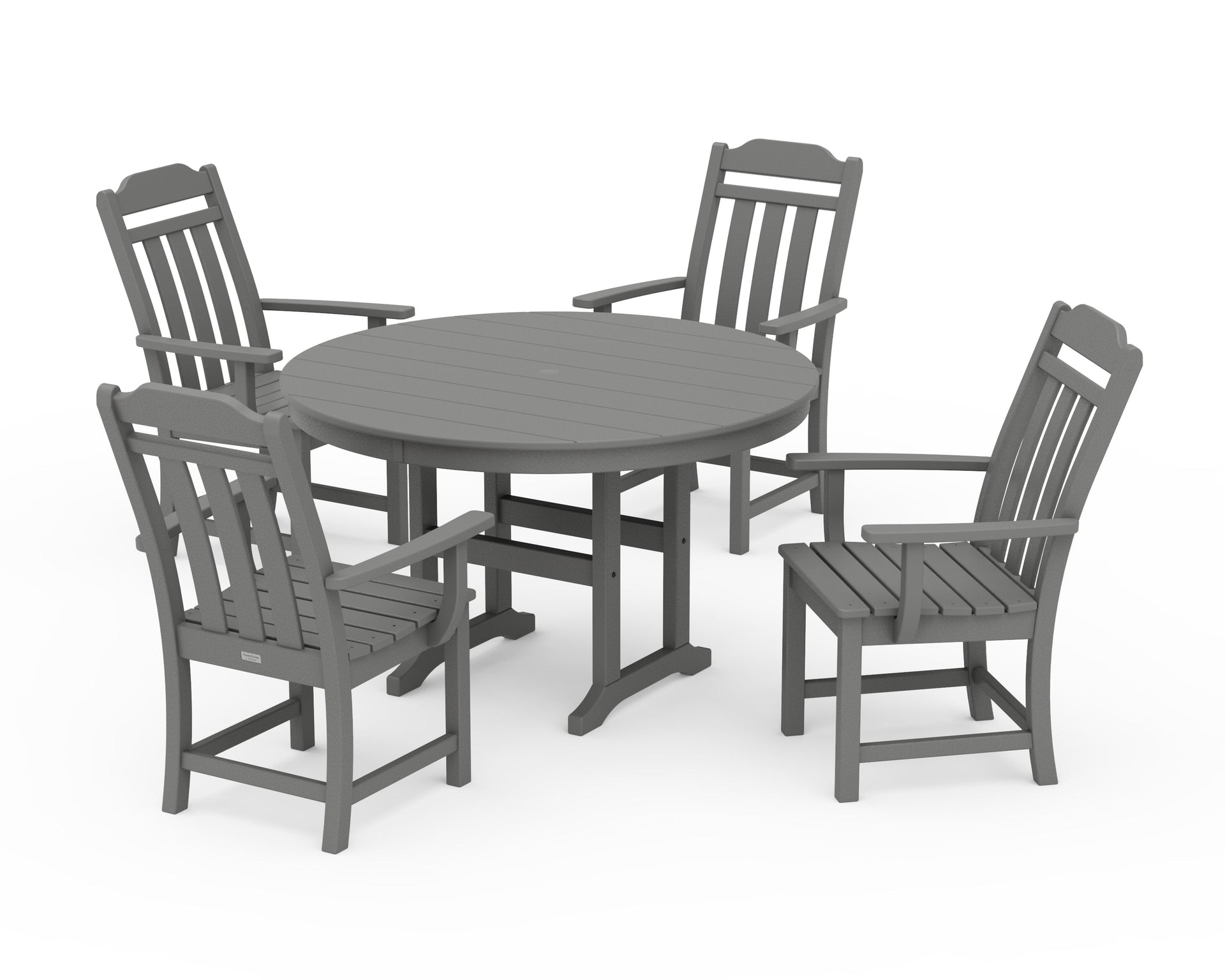 Cottage 5-Piece Round Farmhouse Dining Set