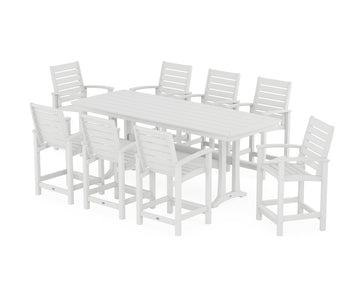 Signature 9-Piece Counter Set with Trestle Legs